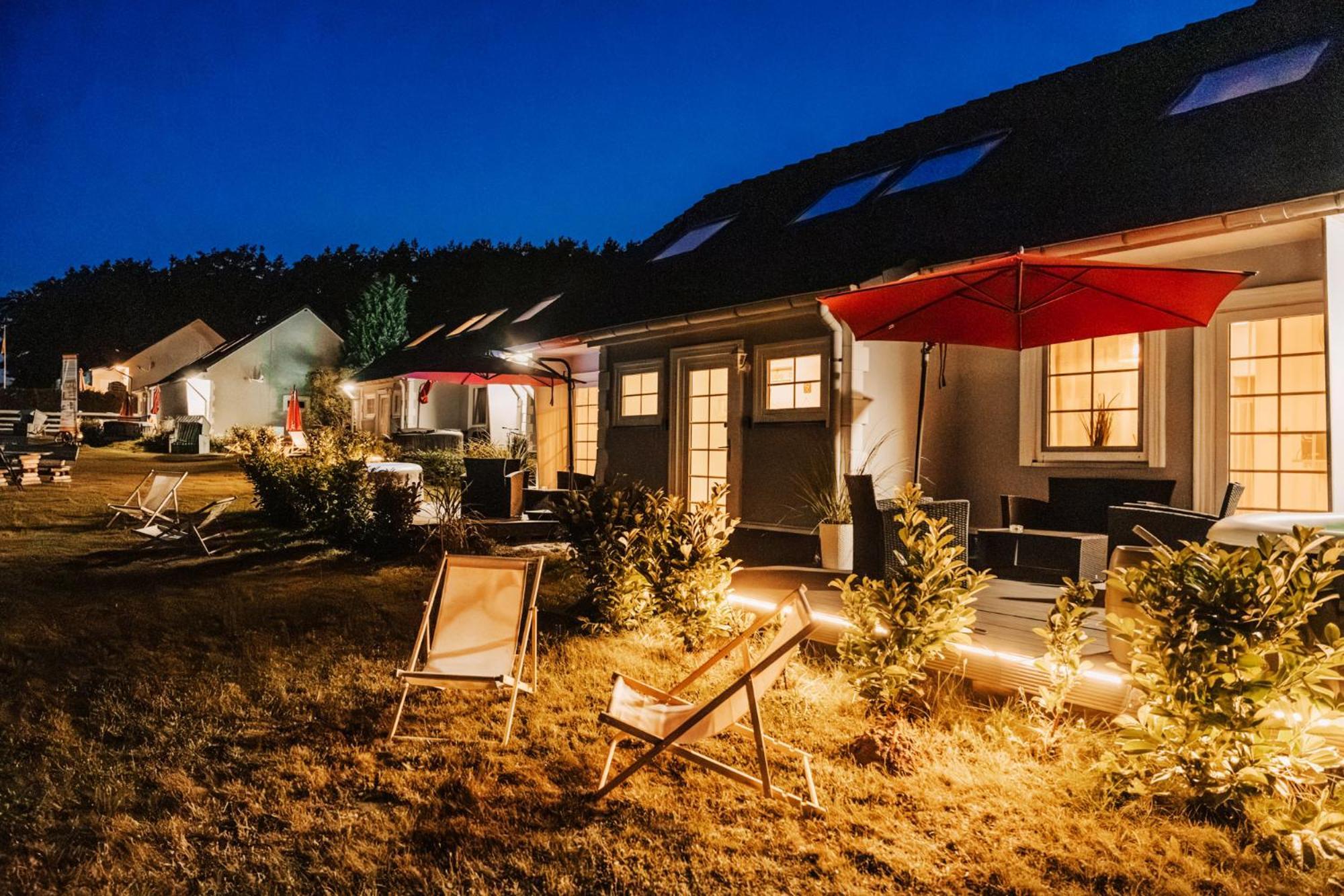 Ferienhaeuser Insel Usedom Haus Samara 8 - Blick Aufs Achterwasser! Whirlpool Und Sauna Lutow Bagian luar foto