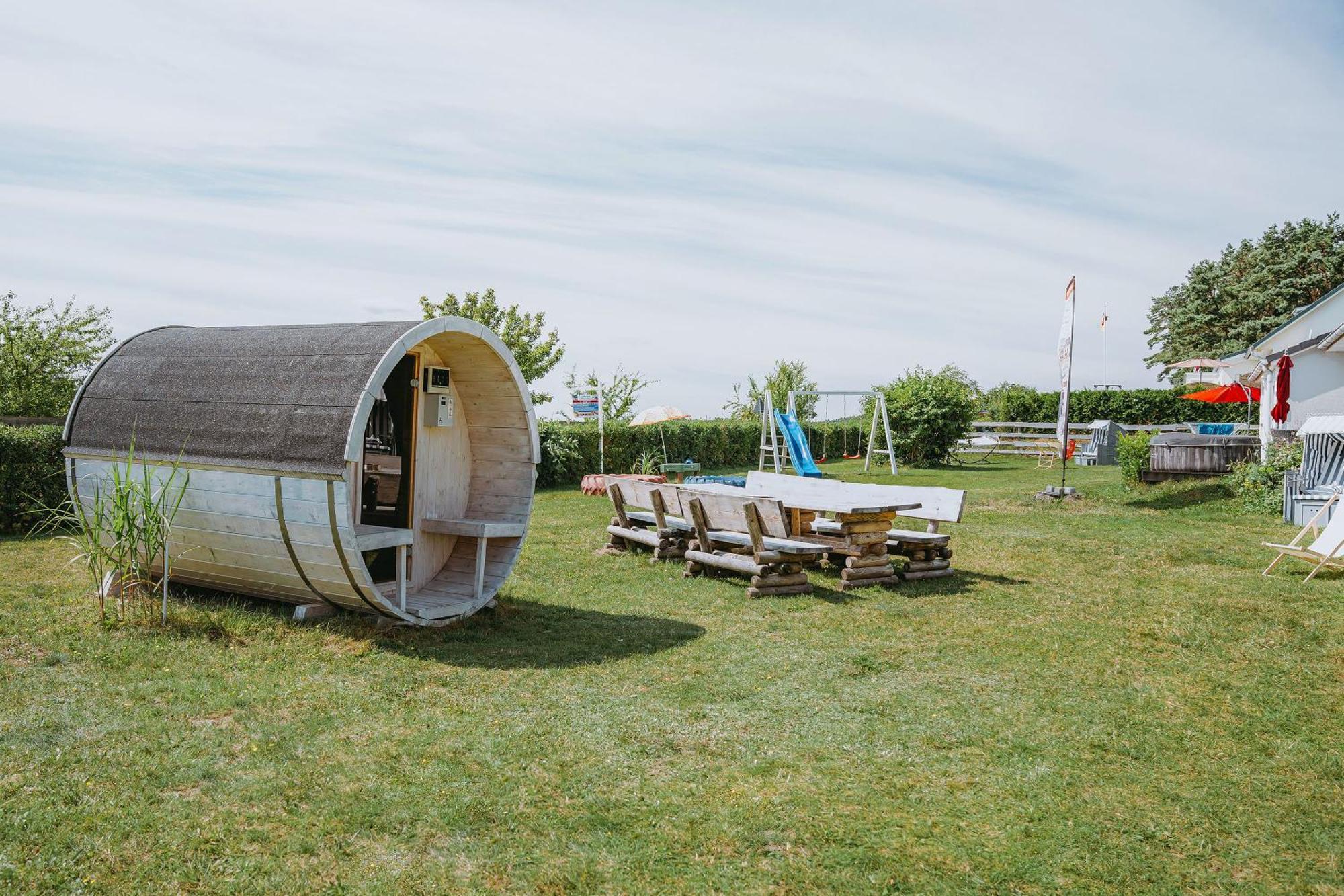 Ferienhaeuser Insel Usedom Haus Samara 8 - Blick Aufs Achterwasser! Whirlpool Und Sauna Lutow Bagian luar foto