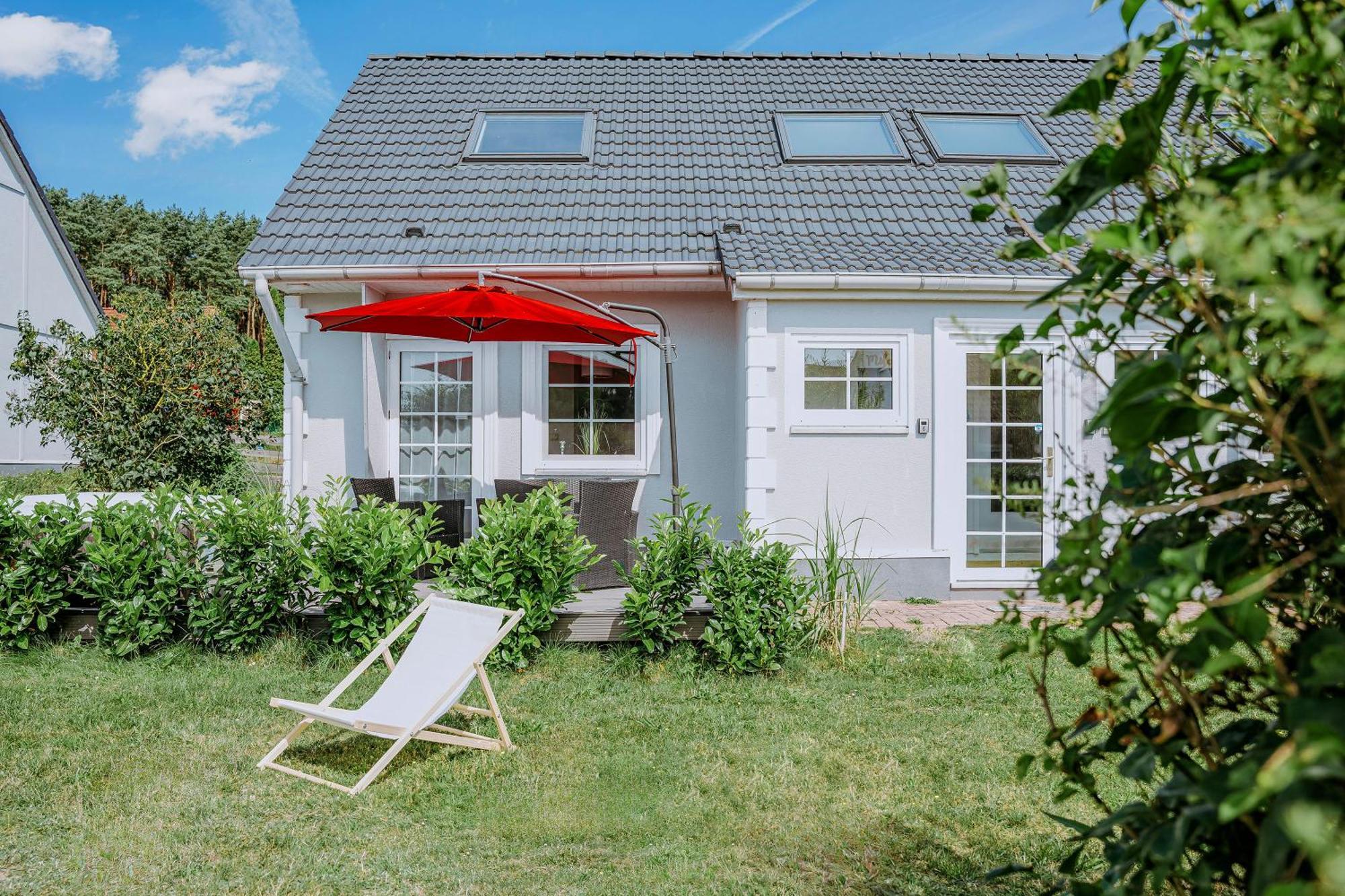 Ferienhaeuser Insel Usedom Haus Samara 8 - Blick Aufs Achterwasser! Whirlpool Und Sauna Lutow Bagian luar foto
